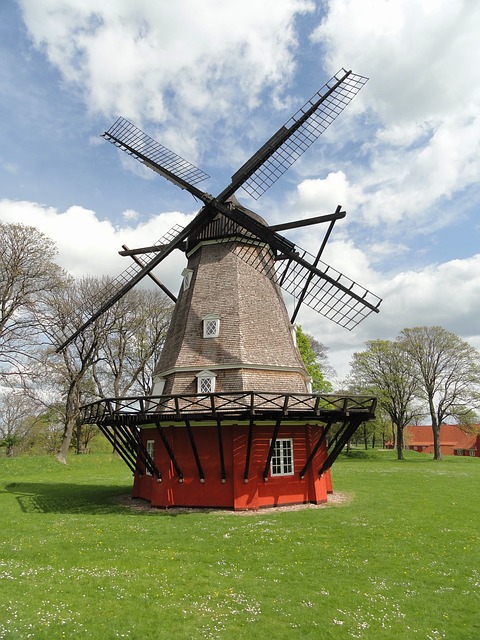 Photo:  copenhagen denmark windmill